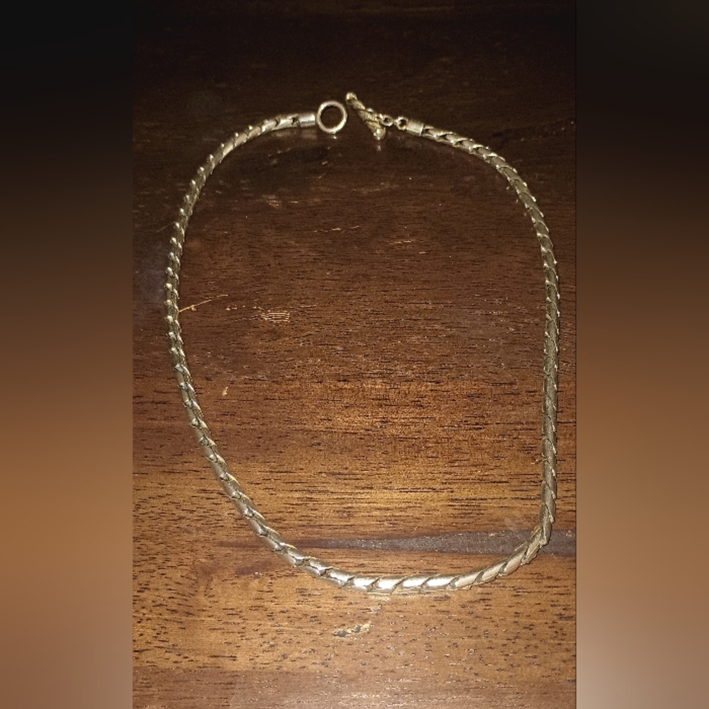 LOIS HILL Toggle Clasp Wheat Chain 17" Necklace